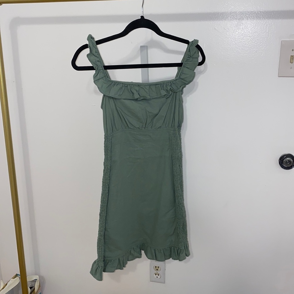Ruffle mini dress